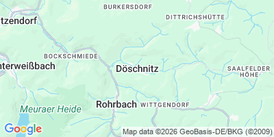Karte Döschnitz