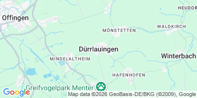 Karte Dürrlauingen