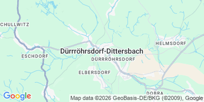 Karte Dürrröhrsdorf-Dittersbach
