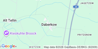 Karte Daberkow