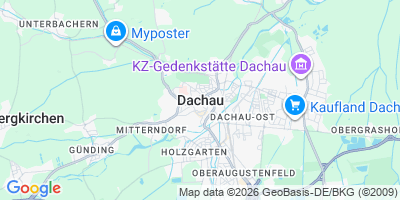 Karte Dachau