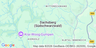Karte Dachsberg (Südschwarzwald)