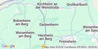 Karte Dackenheim