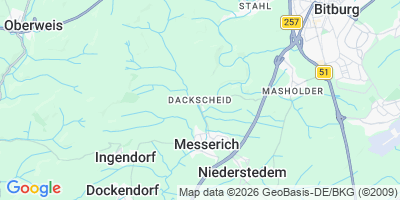 Karte Dackscheid