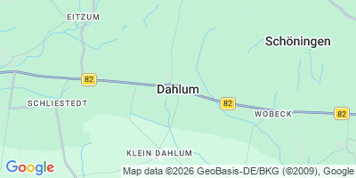 Karte Dahlum