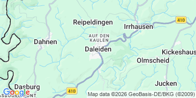 Karte Daleiden