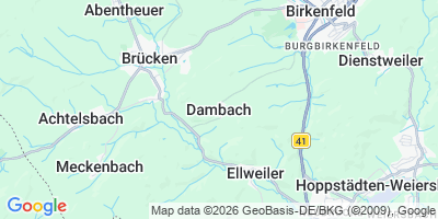 Karte Dambach
