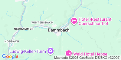 Karte Dammbach