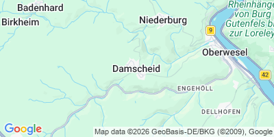 Karte Damscheid