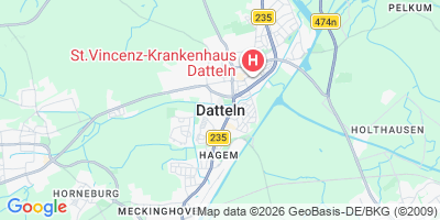 Karte Datteln