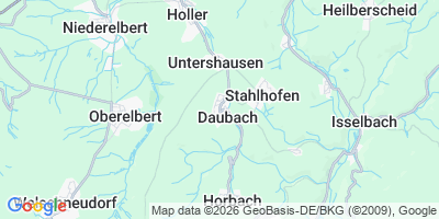 Karte Daubach