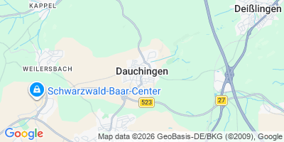 Karte Dauchingen