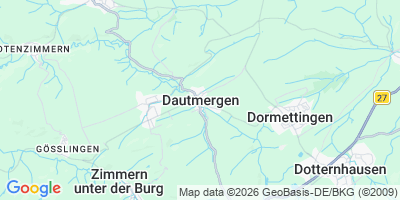 Karte Dautmergen