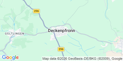 Karte Deckenpfronn