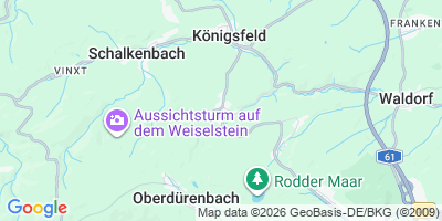 Karte Dedenbach