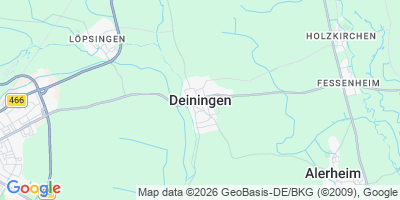 Karte Deiningen