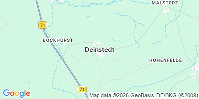 Karte Deinstedt