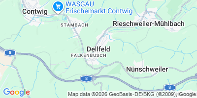 Karte Dellfeld