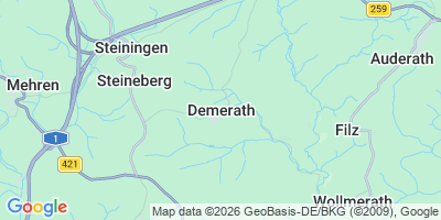 Karte Demerath