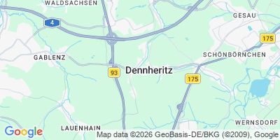 Karte Dennheritz