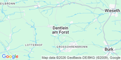 Karte Dentlein a.Forst