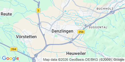 Karte Denzlingen