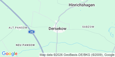 Karte Dersekow