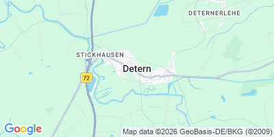 Karte Detern