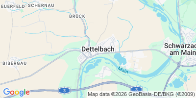 Karte Dettelbach
