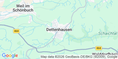 Karte Dettenhausen