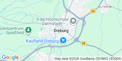 Karte Dieburg