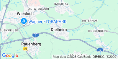 Karte Dielheim