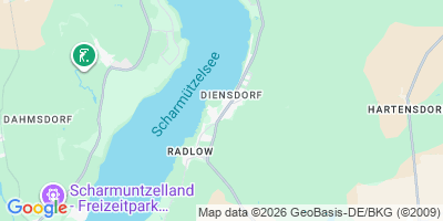 Karte Diensdorf-Radlow