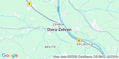 Karte Diera-Zehren