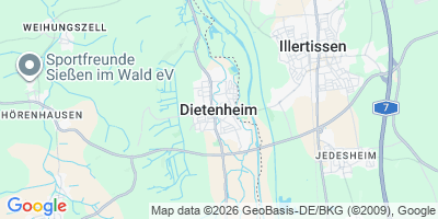 Karte Dietenheim