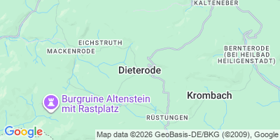 Karte Dieterode