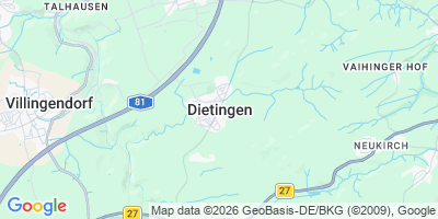 Karte Dietingen