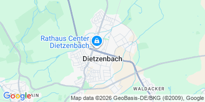 Karte Dietzenbach