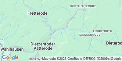Karte Dietzenrode/Vatterode