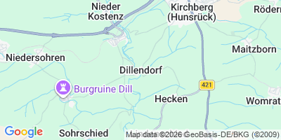Karte Dillendorf