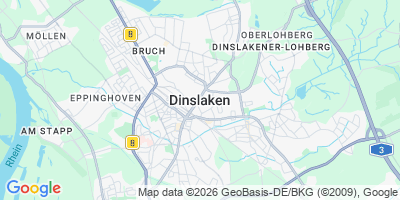 Karte Dinslaken