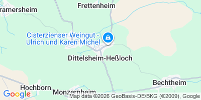 Karte Dittelsheim-Heßloch