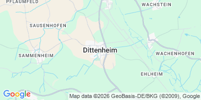 Karte Dittenheim