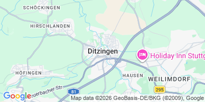 Karte Ditzingen