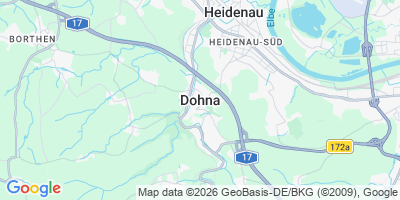 Karte Dohna