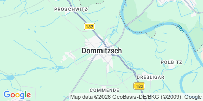Karte Dommitzsch