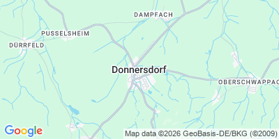 Karte Donnersdorf