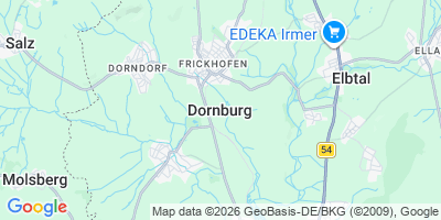 Karte Dornburg