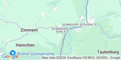 Karte Dornburg-Camburg