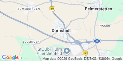 Karte Dornstadt
